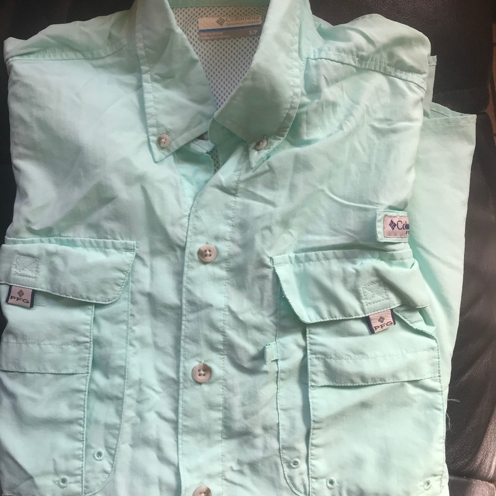 💥HOST PICK💥Columbia Sportswear Men's PFG Fishing Shirt S/P